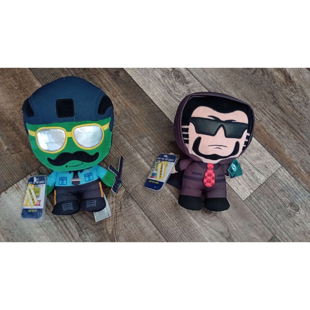 ROBLOX DEVSeries 8 in. Chief Rotten & Boss Pass Gamer Collector Plush Bundle